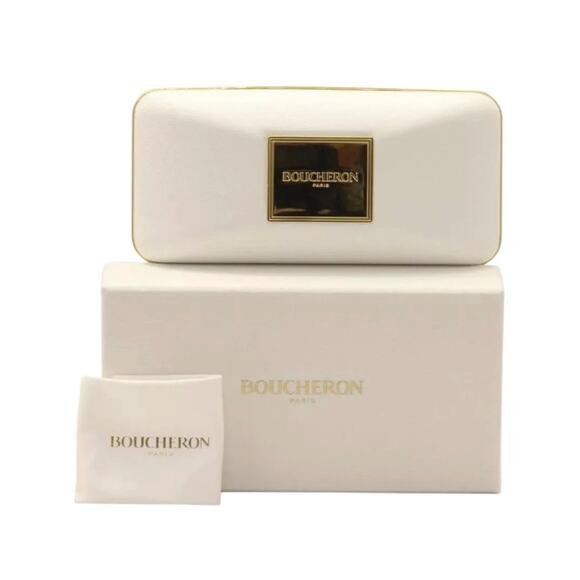 Boucheron Paris BC0105S Women’s Cat Eye Sunglasses Black/Gold Gray UV400 Case main image 5